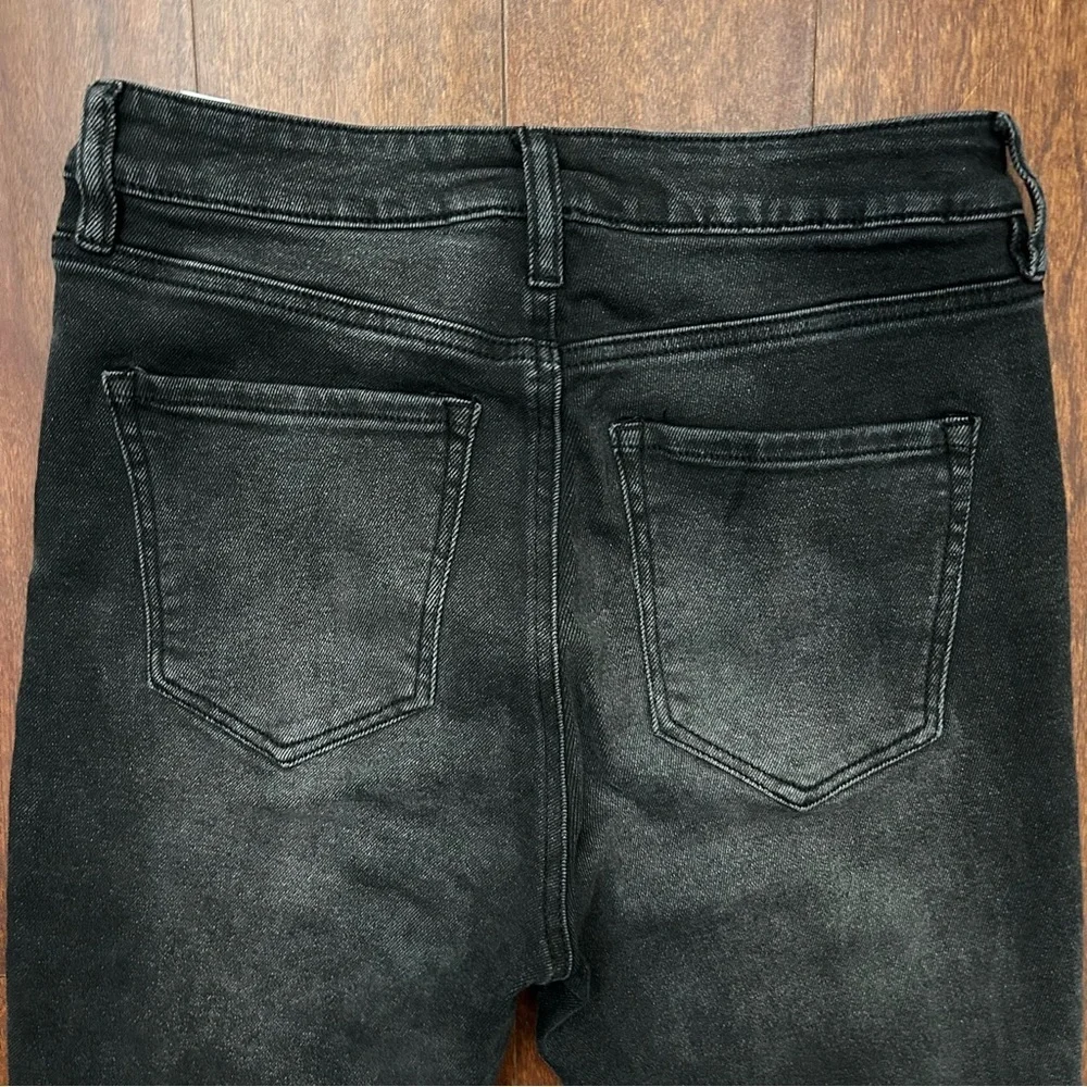 Garage Women’s Black Flared Women's Jeans with Copper Hardware, Size 28 - Picture 10 of 14